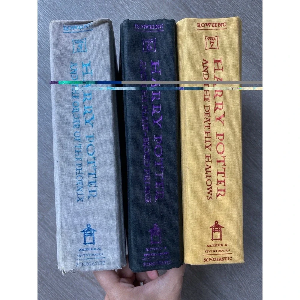 Harry Potter Hardcover Set J.K Rowling Scholastic 5 6 7‎ Books